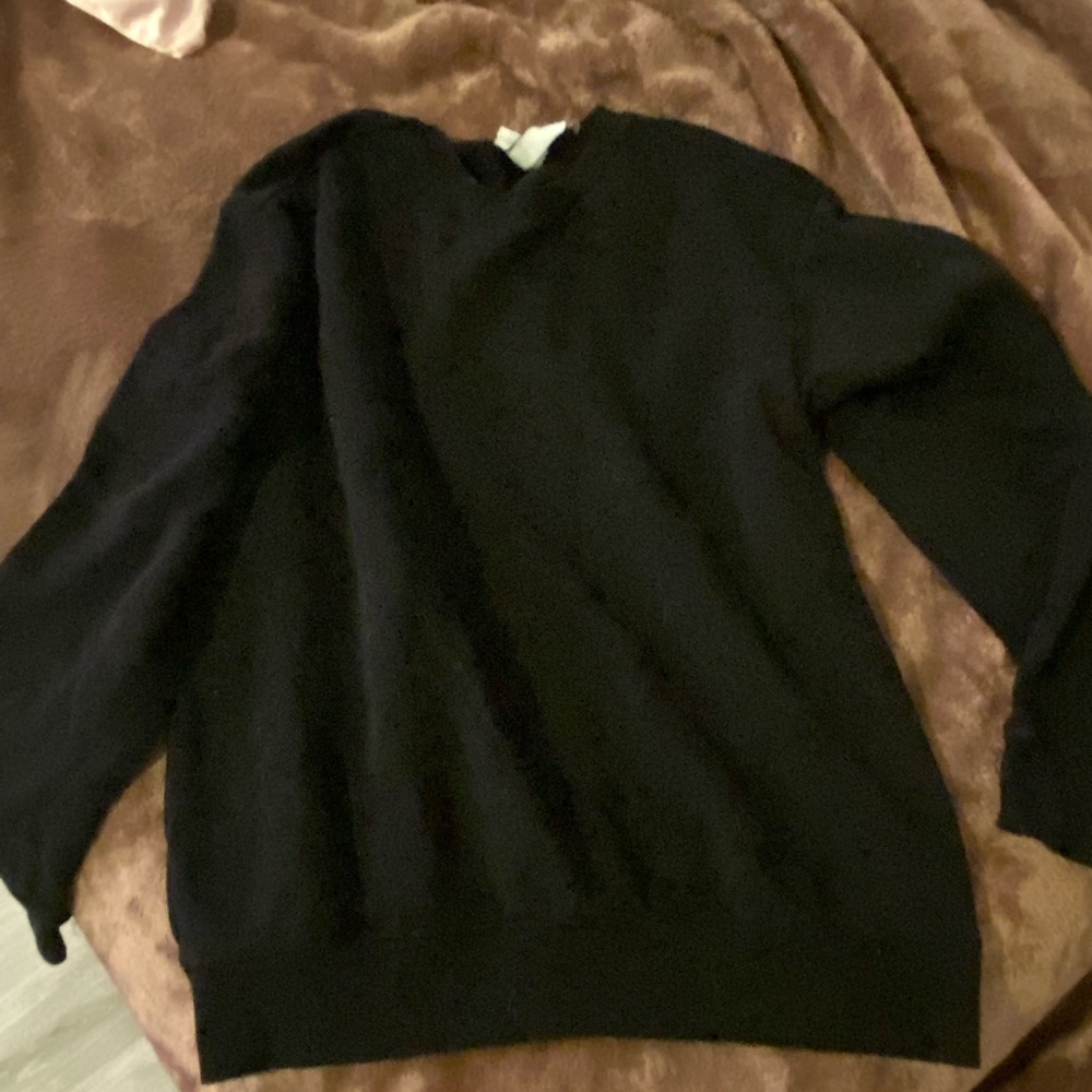 Black h&m oversized sweater size medium